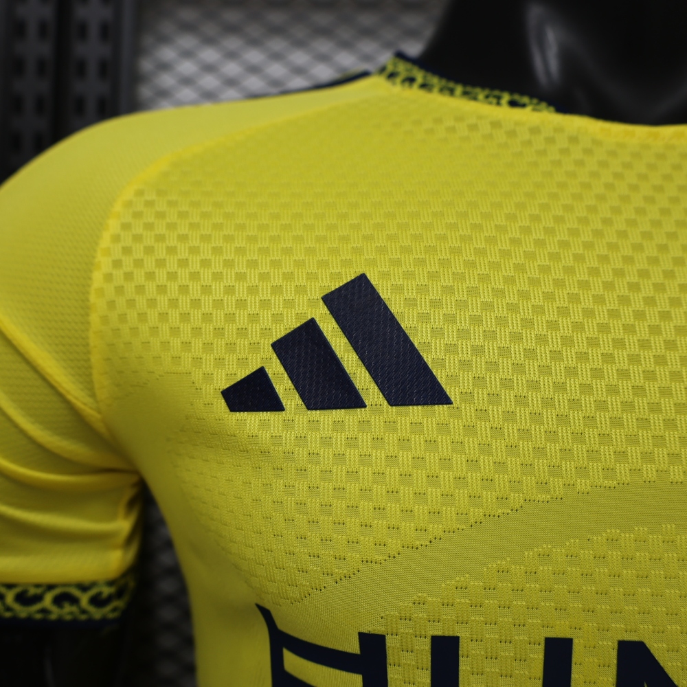 26-27 Al-Nassr Victory Home Soccer Jersey Player Version with Sponsor