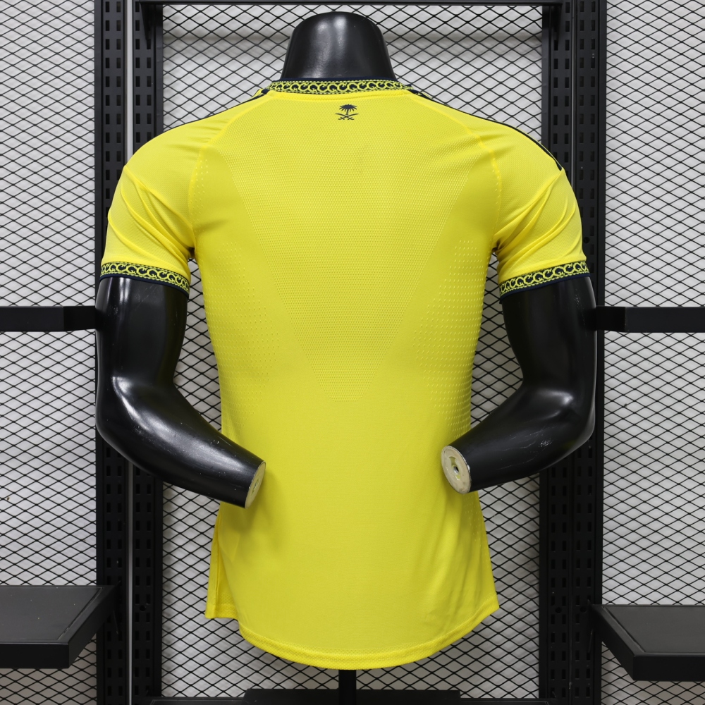 26-27 Al-Nassr Victory Home Soccer Jersey Player Version with Sponsor