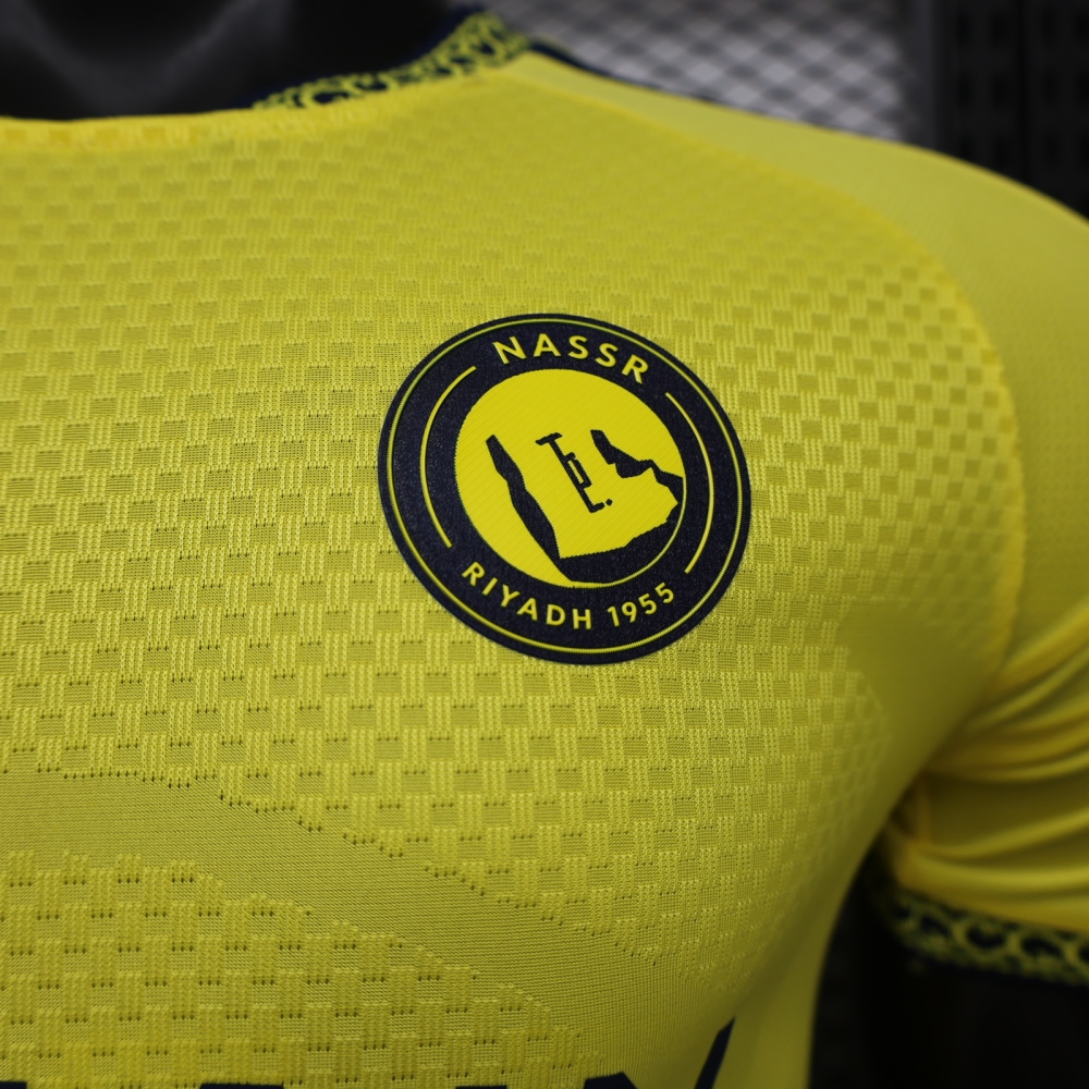 26-27 Al-Nassr Victory Home Soccer Jersey Player Version with Sponsor