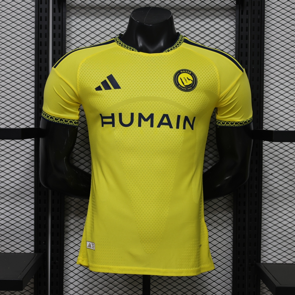 26-27 Al-Nassr Victory Home Soccer Jersey Player Version with Sponsor
