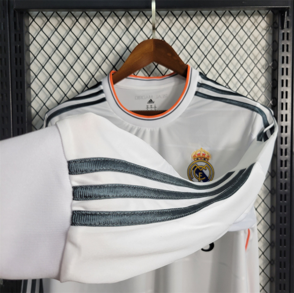 2013/14 Real Madrid Home Retro Jersey Long Sleeve