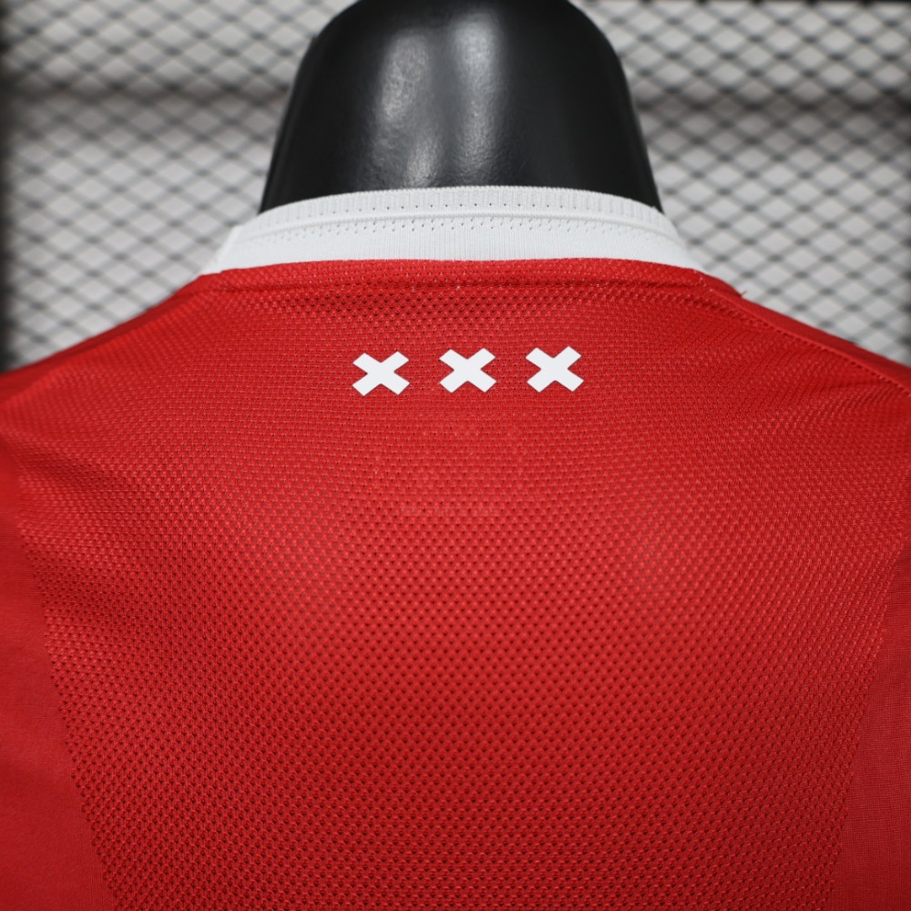 26-27 Ajax Home Soccer Jersey Player Version