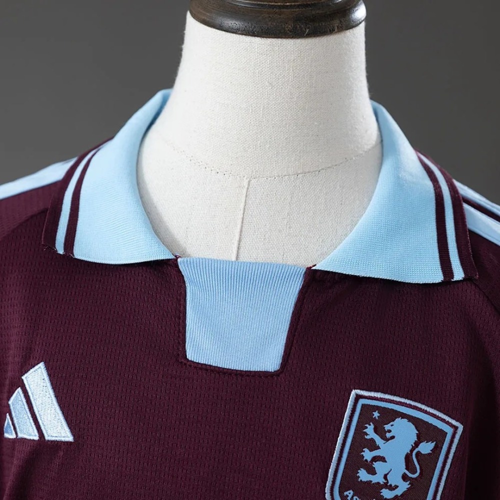 26-27 Aston Villa Home Soccer Kids Kit