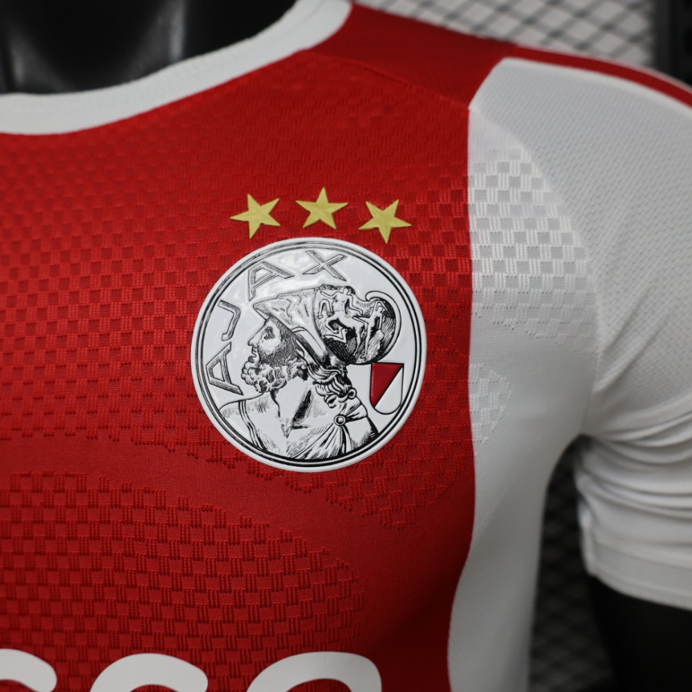 26-27 Ajax Home Soccer Jersey Player Version