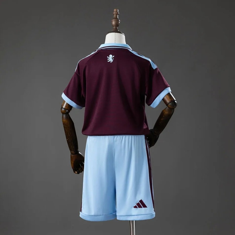 26-27 Aston Villa Home Soccer Kids Kit