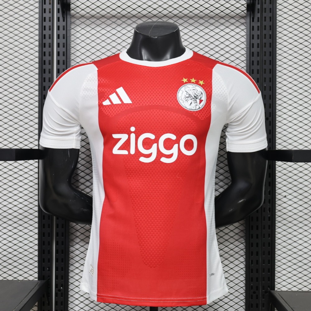 26-27 Ajax Home Soccer Jersey Player Version