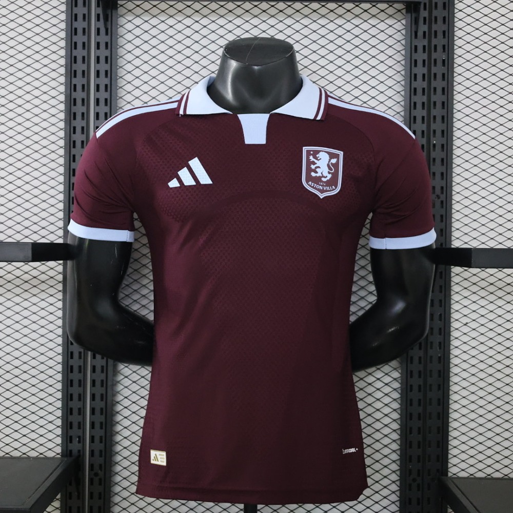26-27 Aston Villa Home Soccer Jersey Player Version