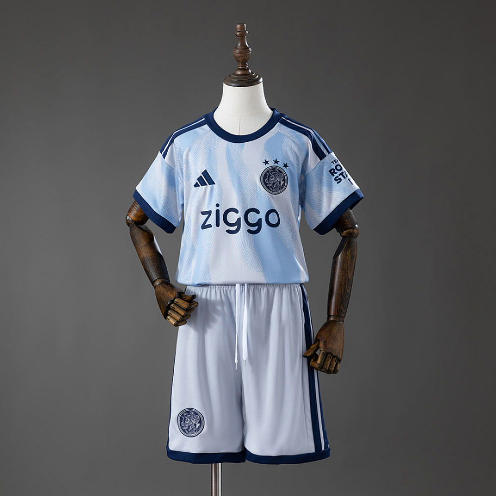 26-27 Ajax Away Soccer Kids Kit