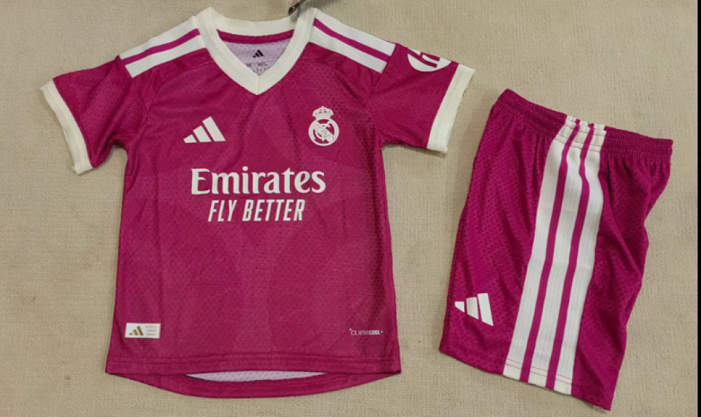 26-27 Real Madrid Away Soccer Kids Kit Player Version