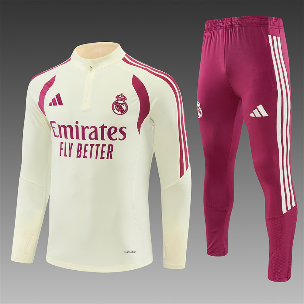 26-27 Real Madrid Long Sleeve tracksuit Pink