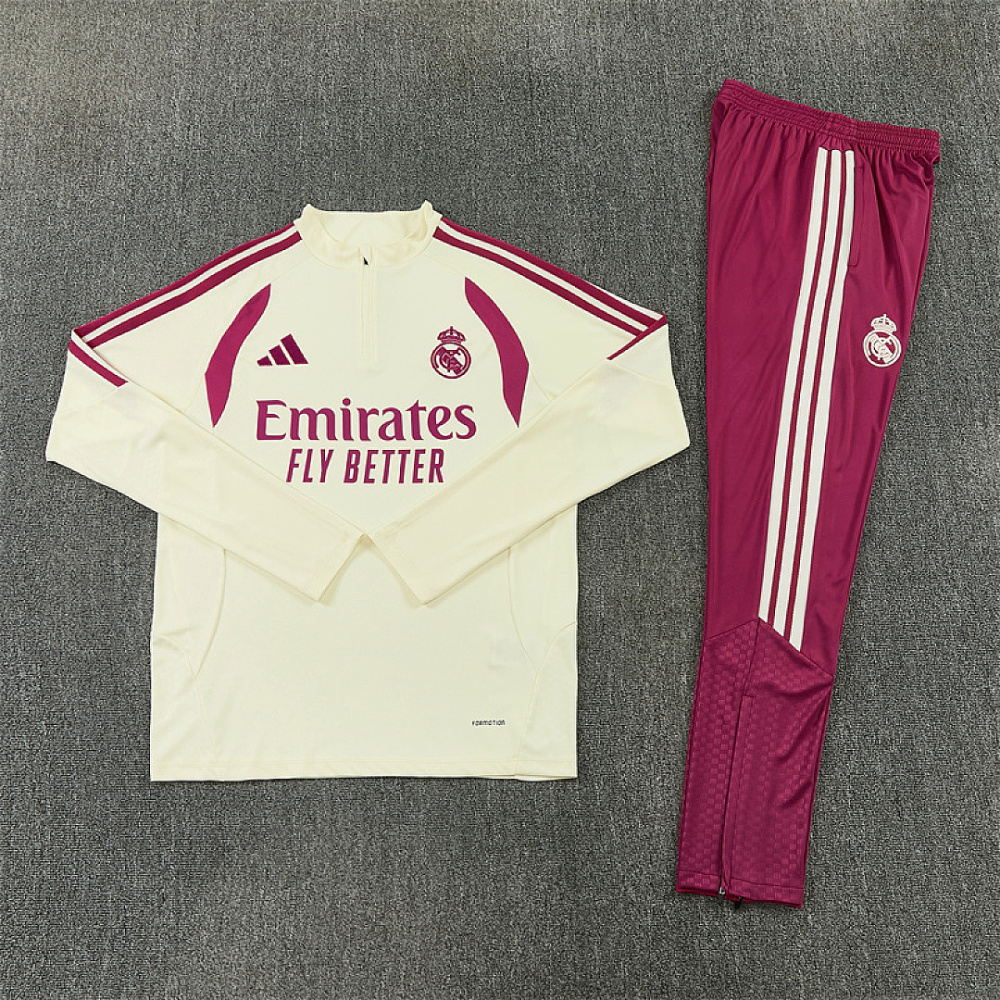 26-27 Real Madrid Long Sleeve tracksuit Pink