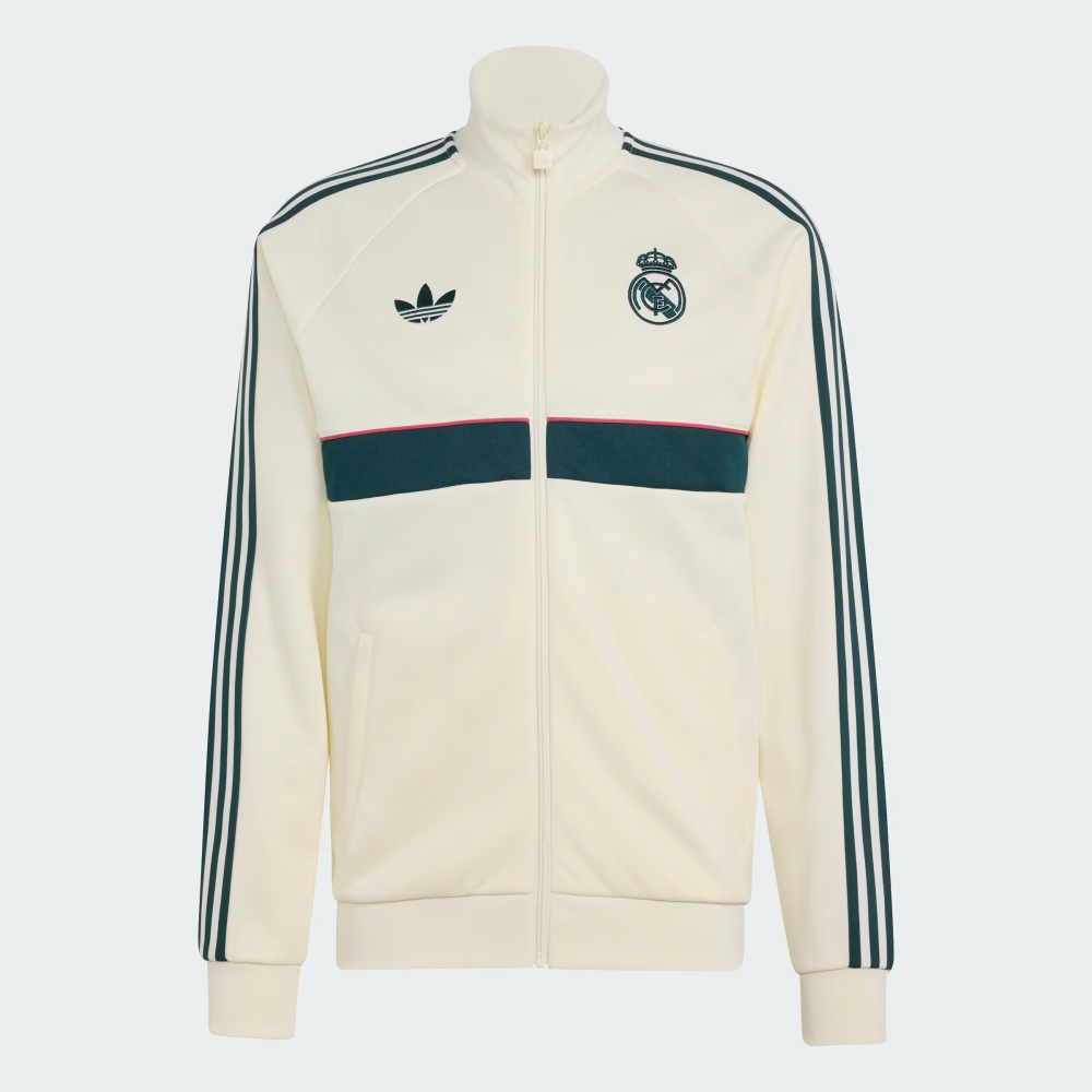 Adidas adidas Real Madrid Originals Track Top - Beige