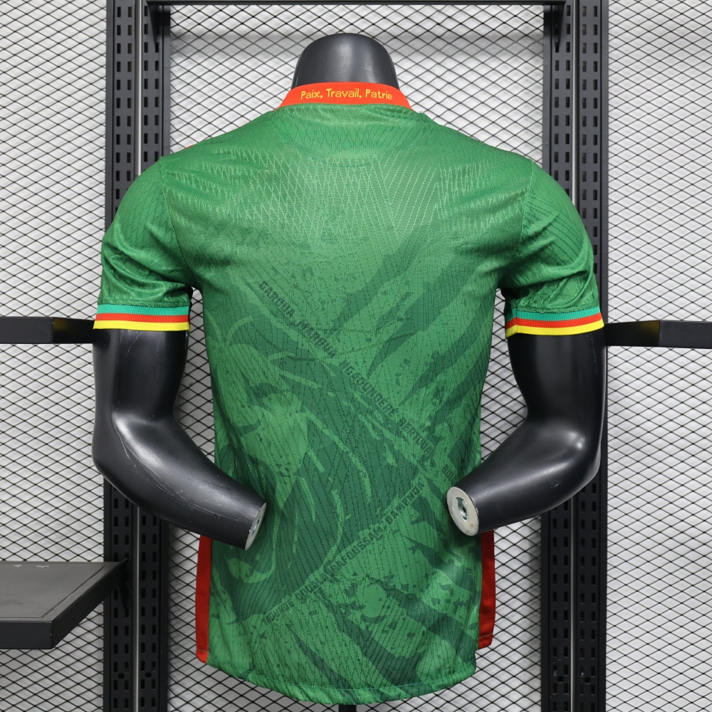 25-26 Cameroon Home Soccer Jersey Player Version