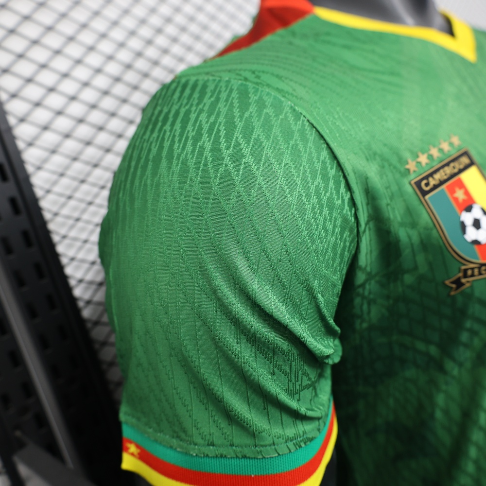 25-26 Cameroon Home Soccer Jersey Player Version