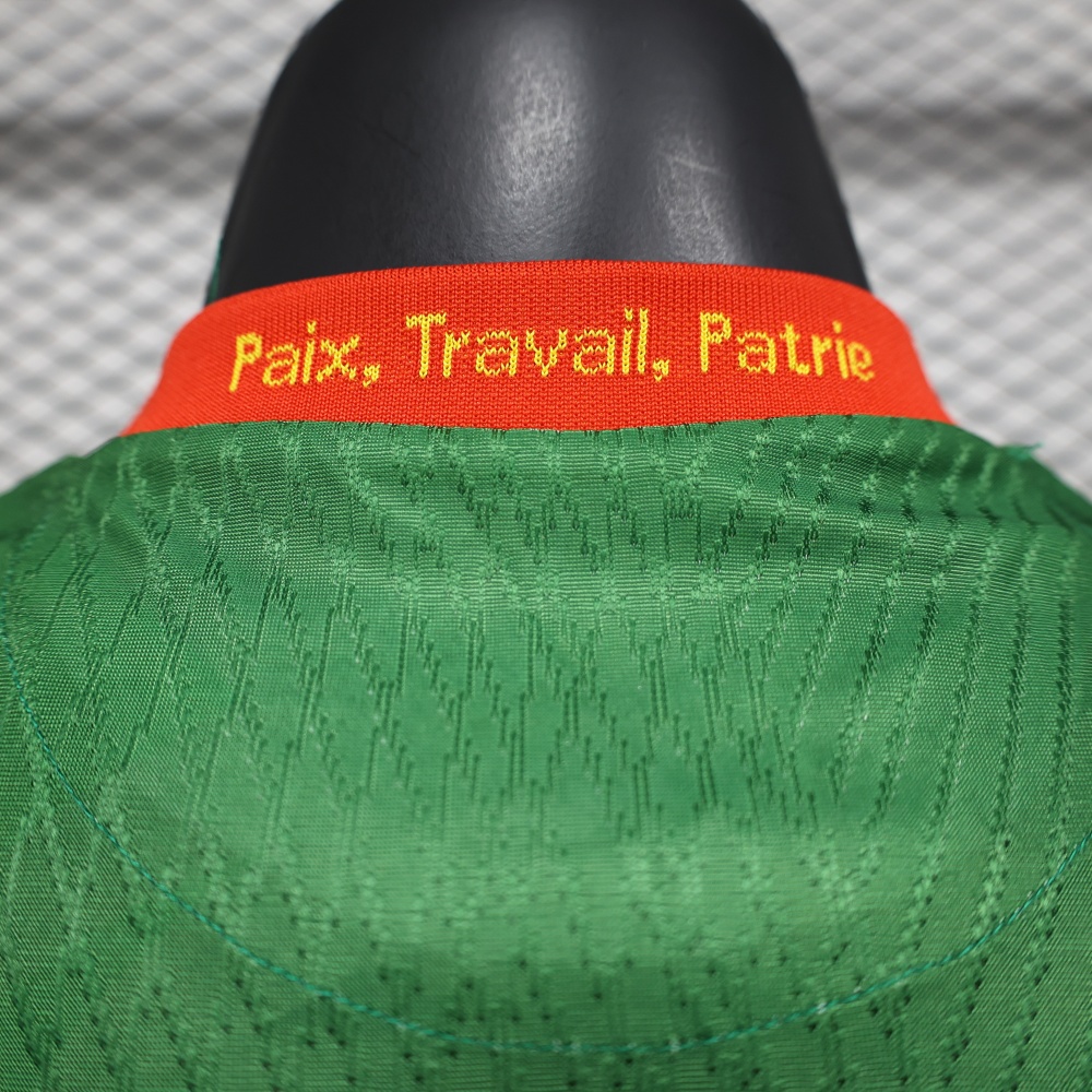 25-26 Cameroon Home Soccer Jersey Player Version