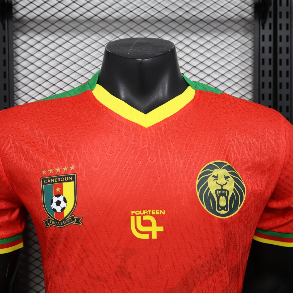 25-26 Cameroon Away Soccer Jersey Player Version