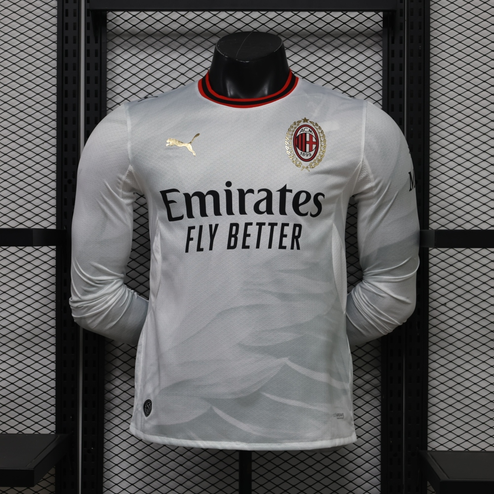 26-27 AC Milan Away Soccer Jersey Long Sleeve