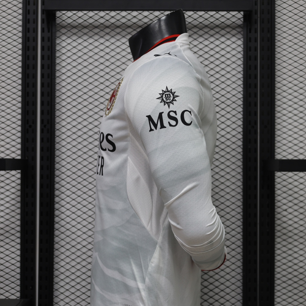 26-27 AC Milan Away Soccer Jersey Long Sleeve
