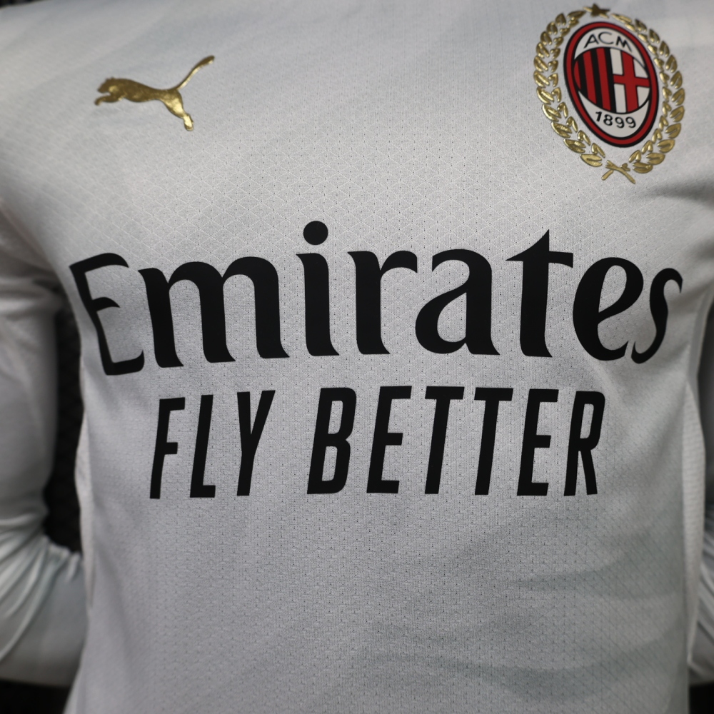 26-27 AC Milan Away Soccer Jersey Long Sleeve
