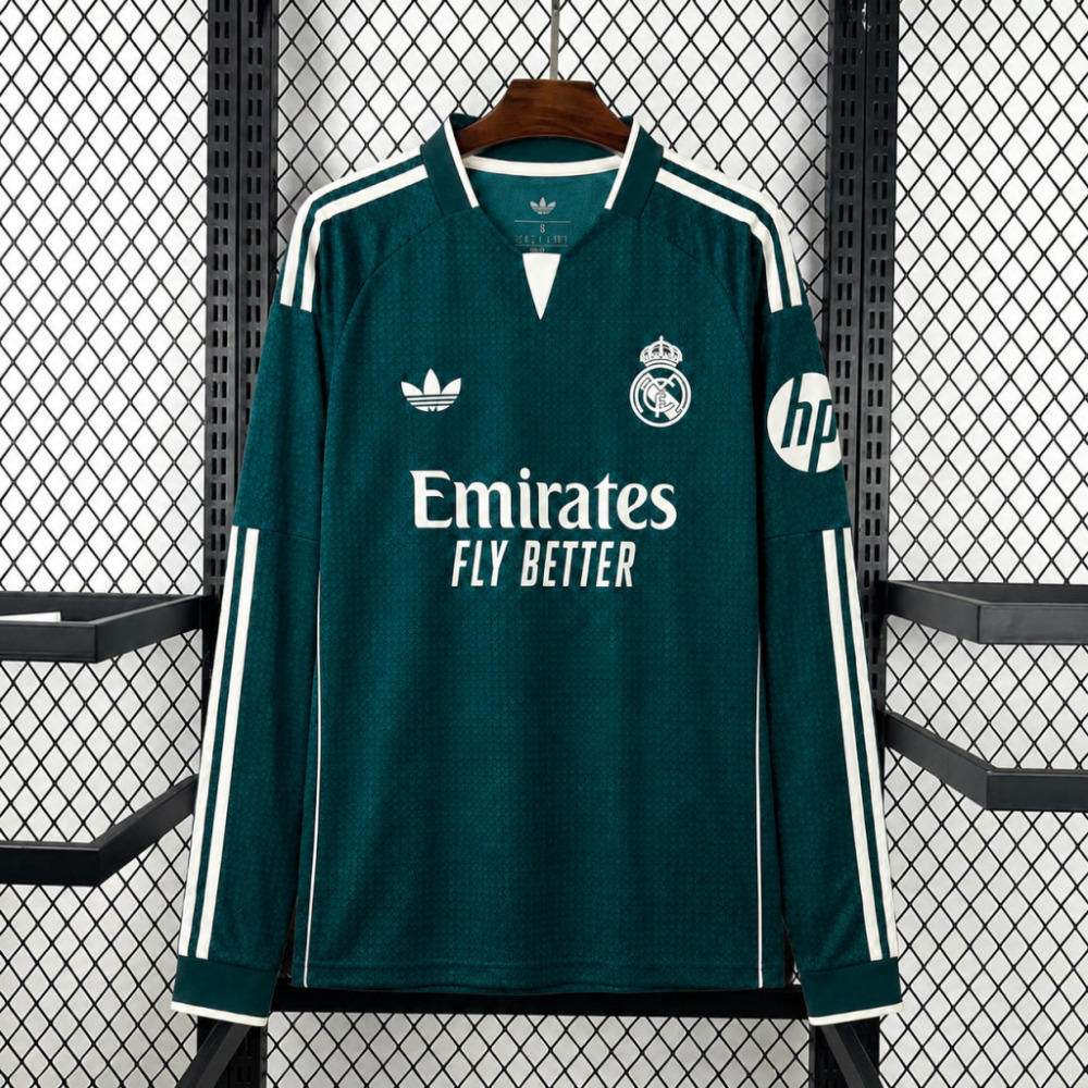 26-27 Real Madrid Away Soccer Jersey Long Sleeve
