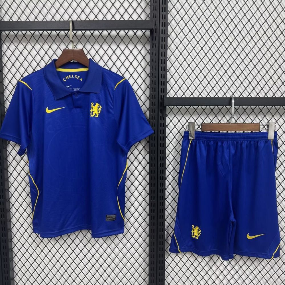 26-27 Chelsea Home Soccer Kids Kit Jersey+Shorts