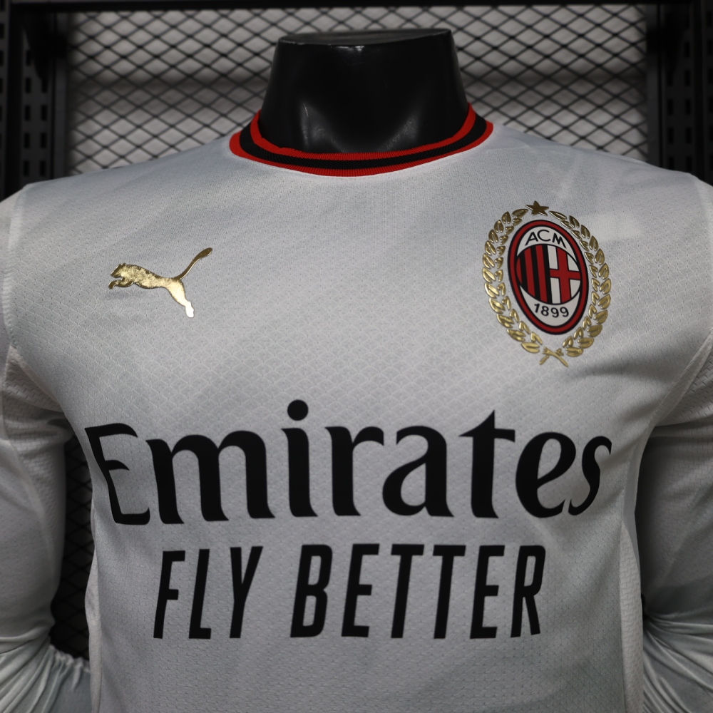 26-27 AC Milan Away Soccer Jersey Long Sleeve
