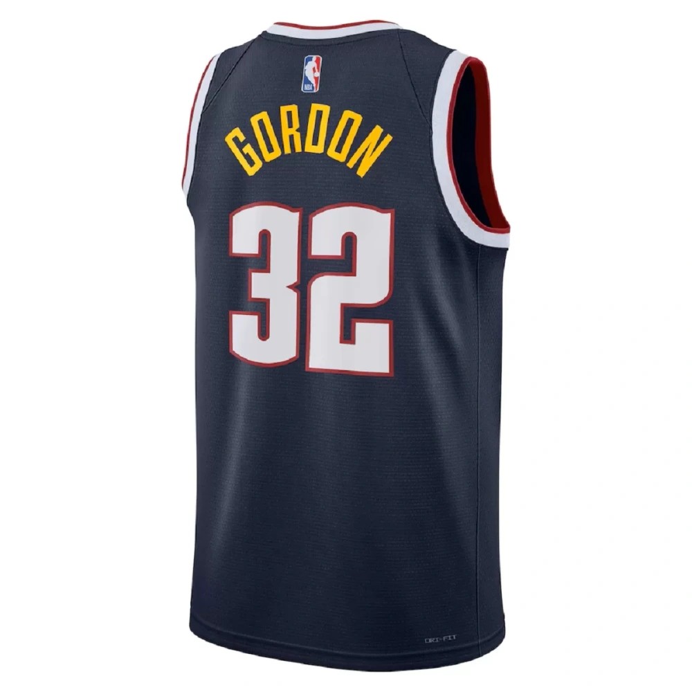 Unisex Denver Nuggets Aaron Gordon #32 Navy Swingman Jersey - Icon Edition