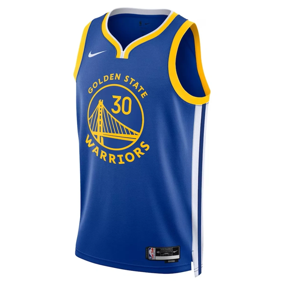 Unisex Golden State Warriors Stephen Curry #30 Royal Swingman Jersey - Icon Edition