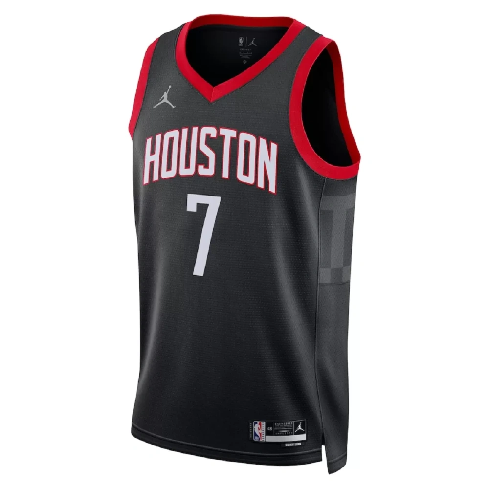 Unisex Houston Rockets Kevin Durant #7 Black Swingman Jersey - Statement Edition