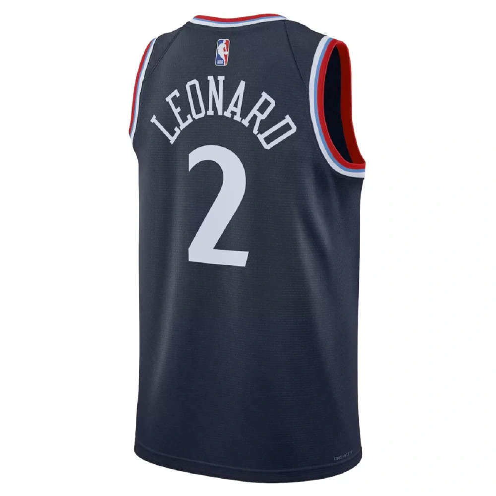 Unisex Los Angeles Clippers Kawhi Leonard #2 Navy Swingman Jersey - Icon Edition