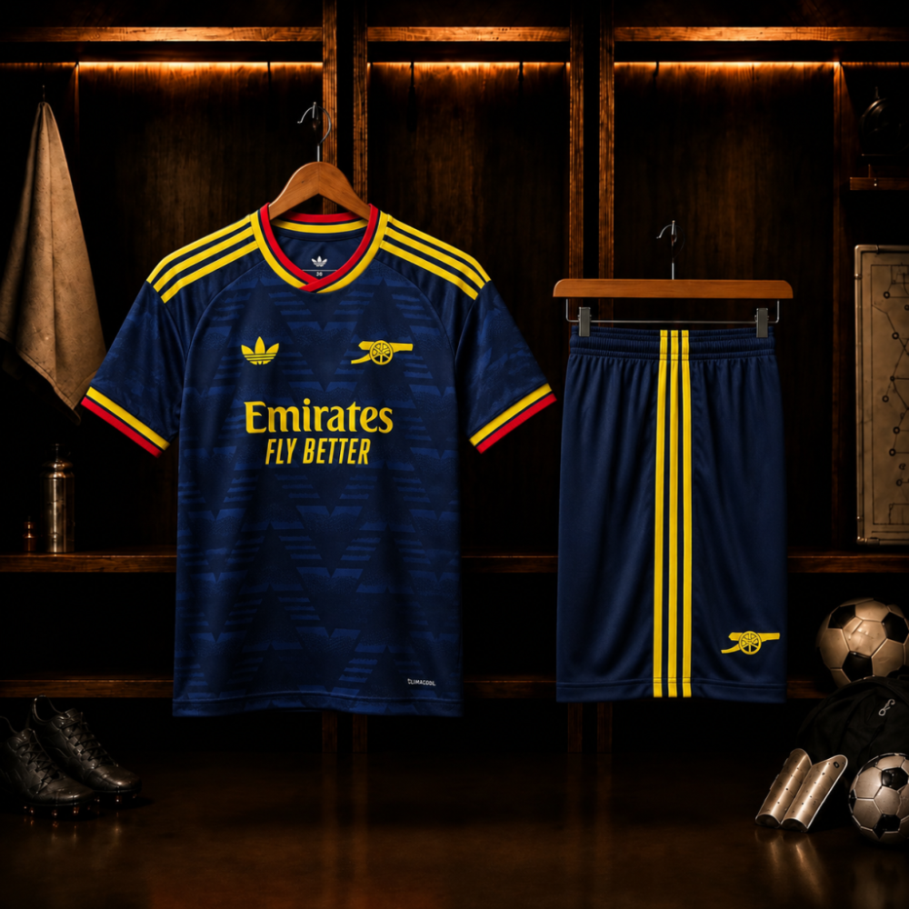 26-27 Arsenal Away Soccer Kids Kit Jersey+Shorts