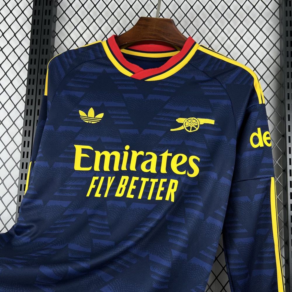 26-27 Arsenal Away Soccer Jersey Long Sleeve