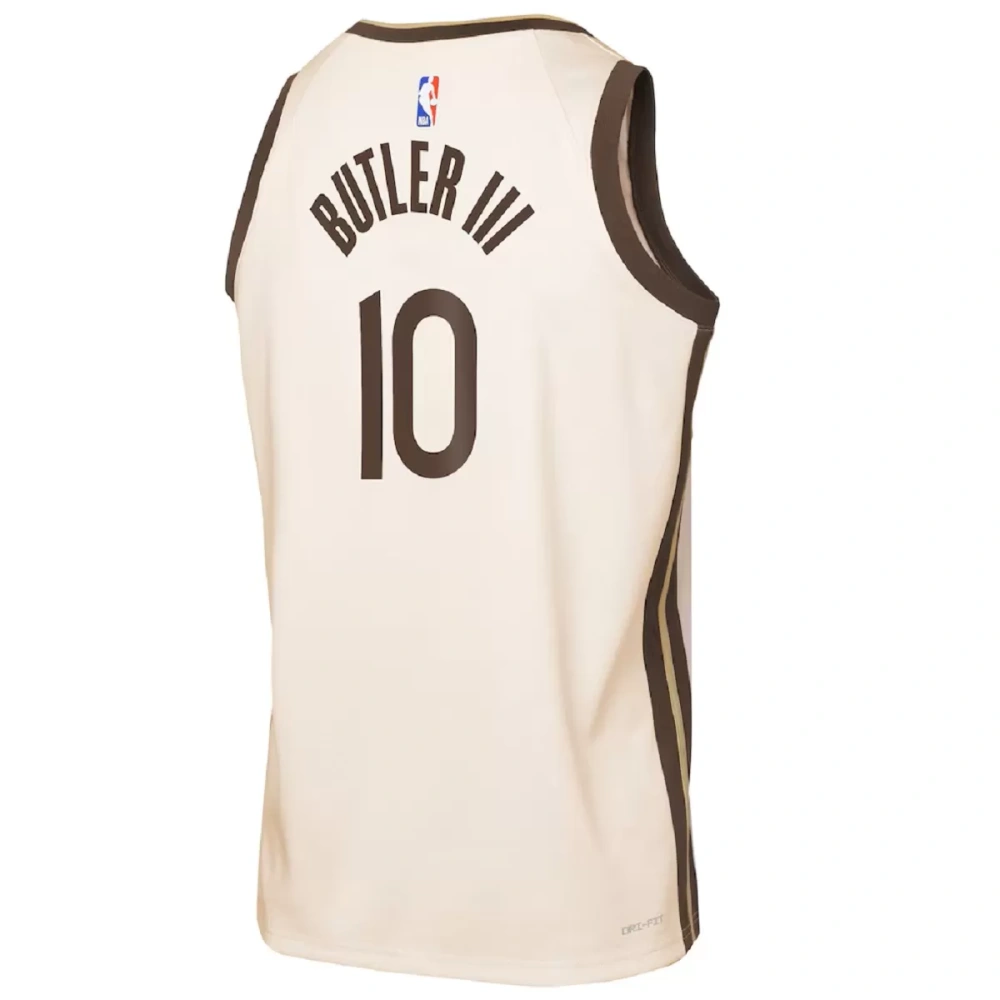 Unisex Golden State Warriors Jimmy Butler #10 Nike Tan 2025/26 Swingman Jersey - City Edition