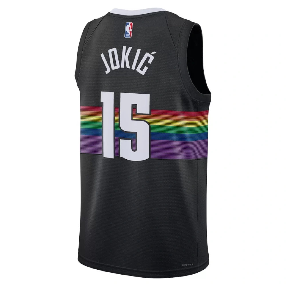 Unisex Denver Nuggets Nikola Jokić #15 Black Swingman Jersey 2025/26 - City Edition