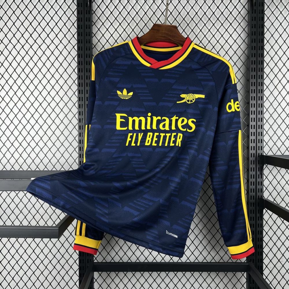 26-27 Arsenal Away Soccer Jersey Long Sleeve