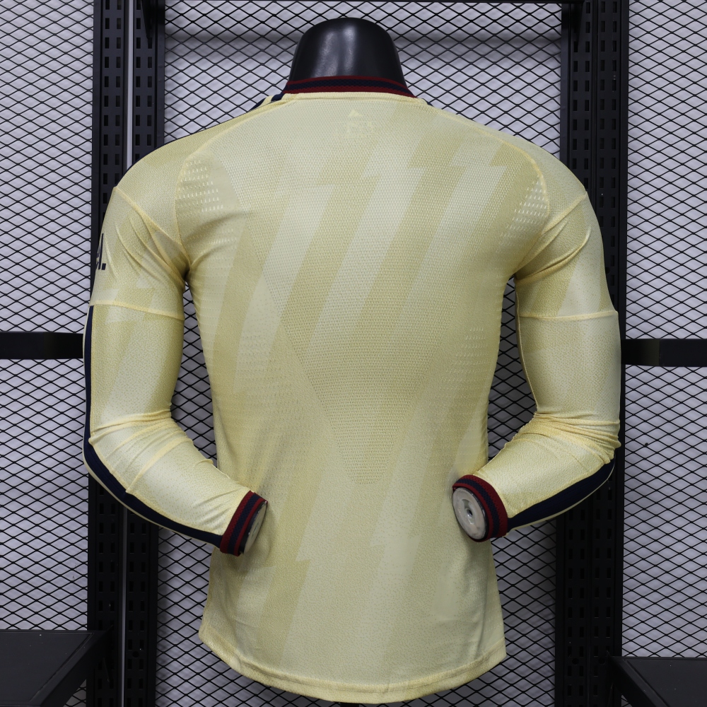 26-27 Arsenal Third Away Soccer Jersey Play Version Long Sleeve