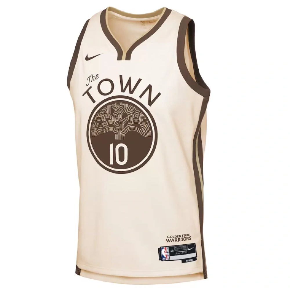 Unisex Golden State Warriors Jimmy Butler #10 Nike Tan 2025/26 Swingman Jersey - City Edition