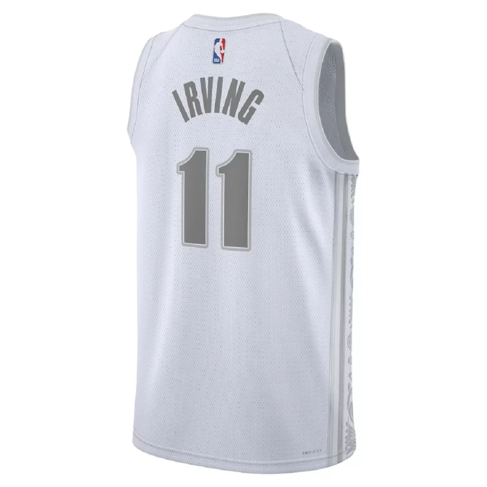 Unisex Dallas Mavericks Kyrie Irving #11 White Swingman Jersey - City Edition