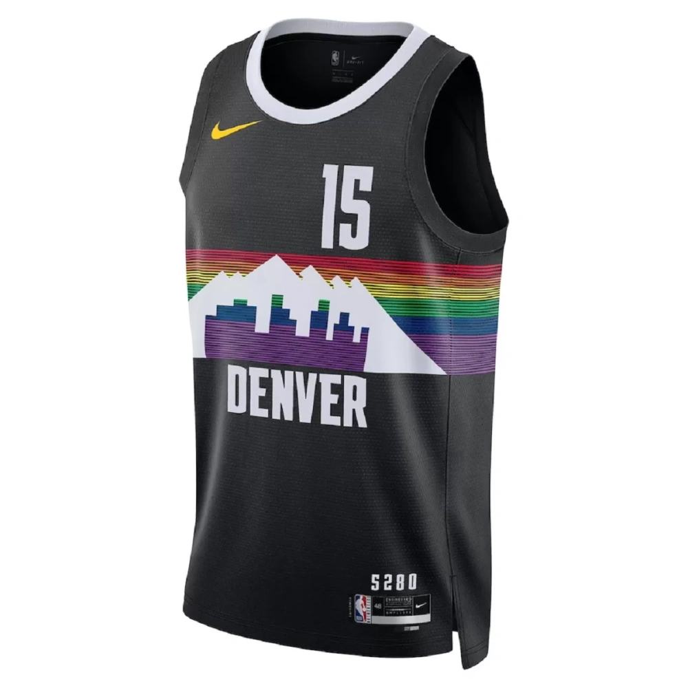 Unisex Denver Nuggets Nikola Jokić #15 Black Swingman Jersey 2025/26 - City Edition