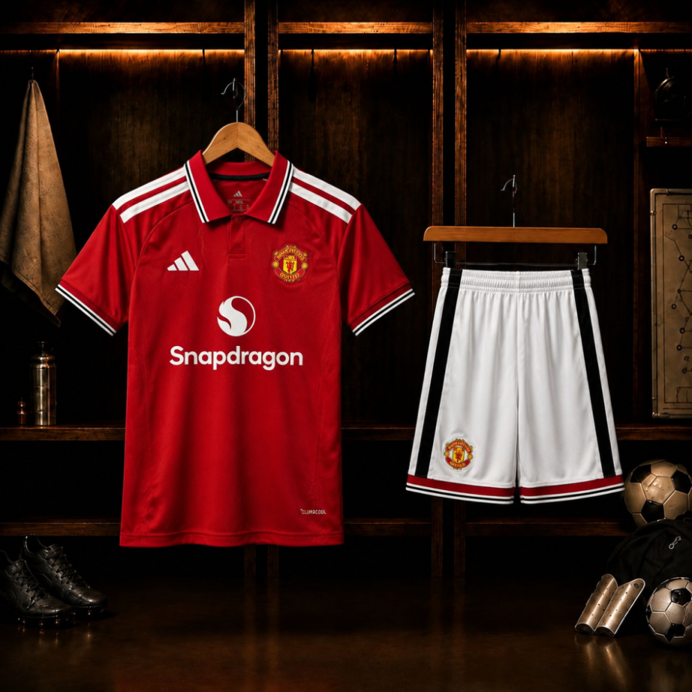 26-27 Manchester United Home Kids Kit