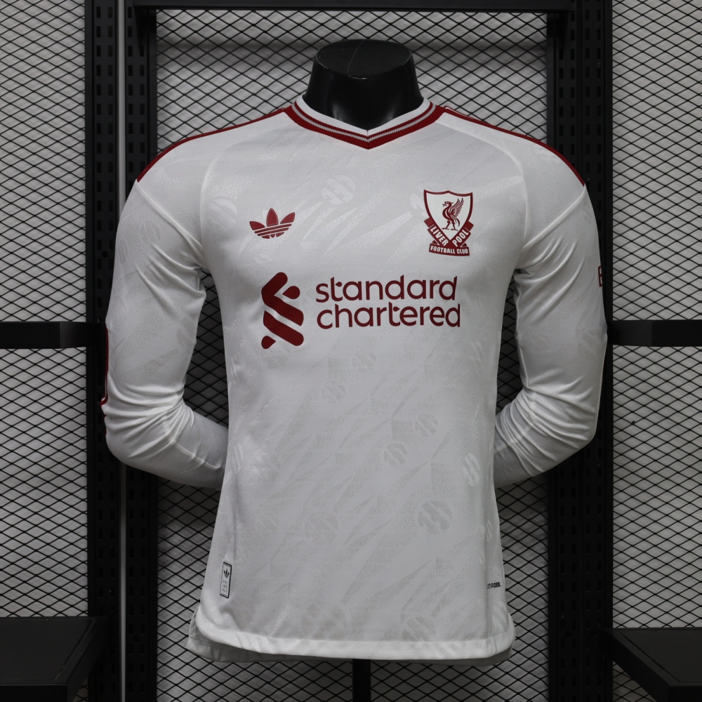 26-27 Liverpool Away Soccer Jersey Player Version Long Sleeve