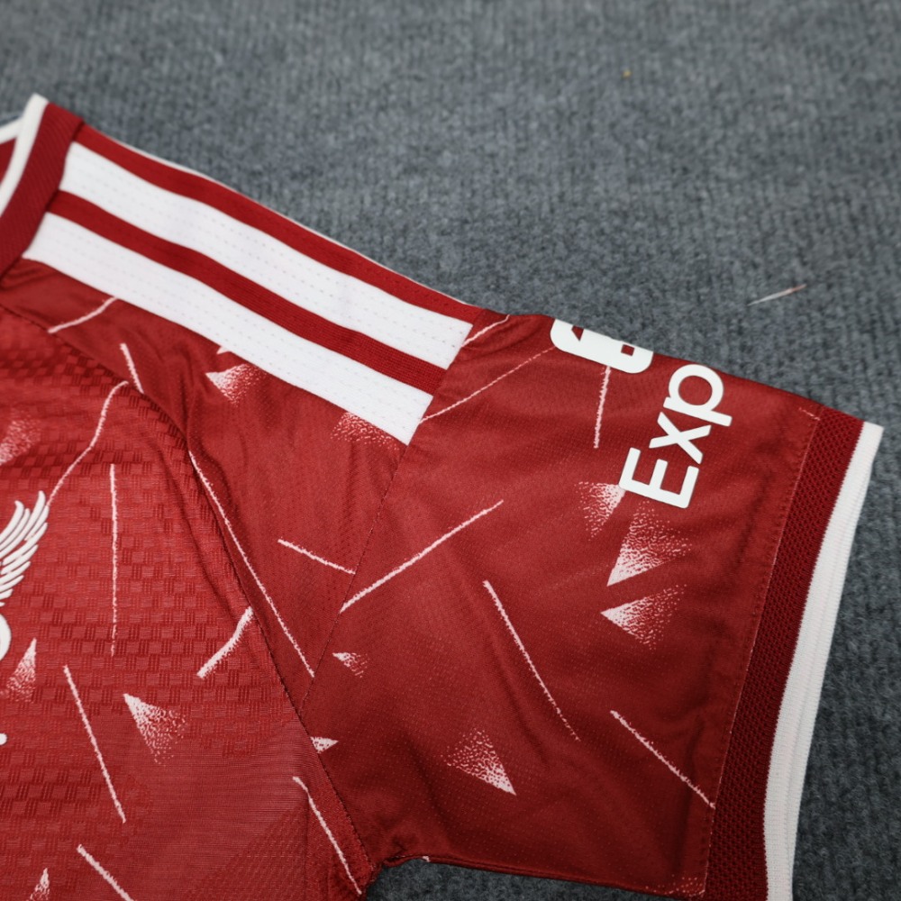 26-27 Liverpool Home Soccer Kids Kit Player Version