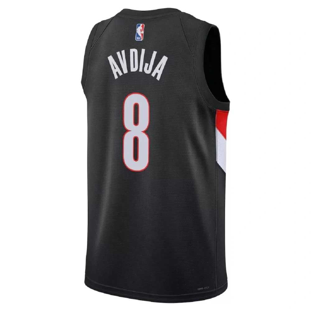 Unisex Portland Trail Blazers Deni Avdija #8 Black Swingman Jersey - Icon Edition
