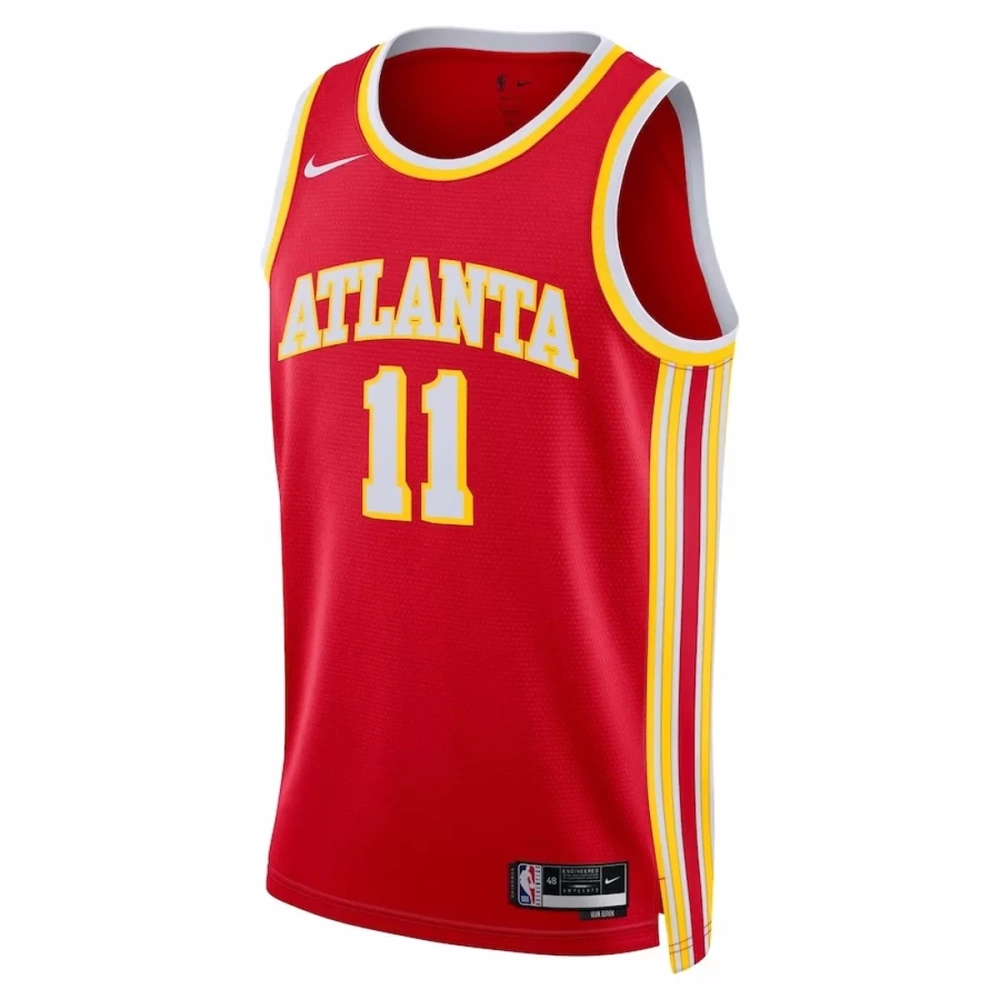 Unisex Atlanta Hawks Trae Young #11 Red Swingman Jersey - Icon Edition