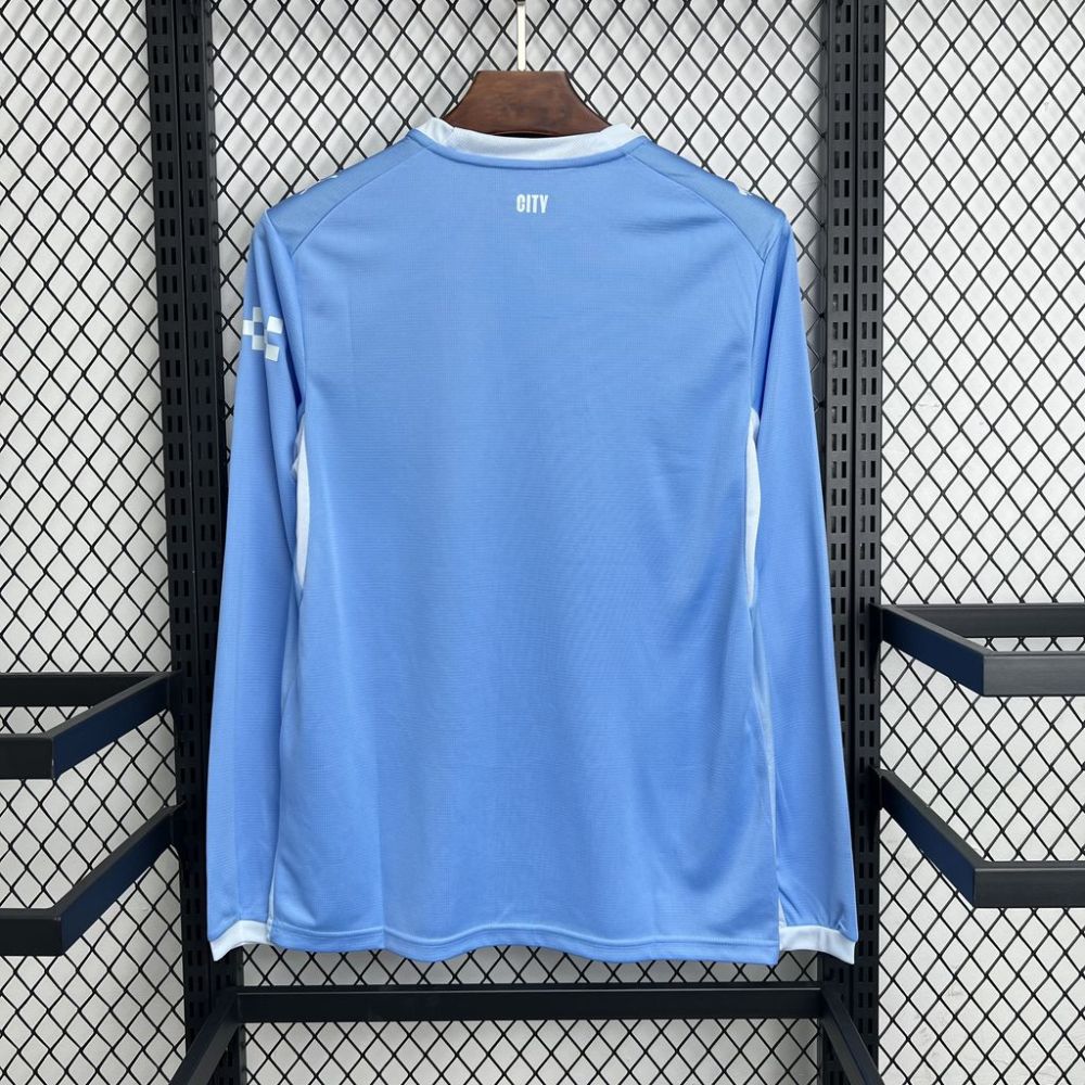 26-27 Manchester City Home Soccer Jersey Long Sleeve