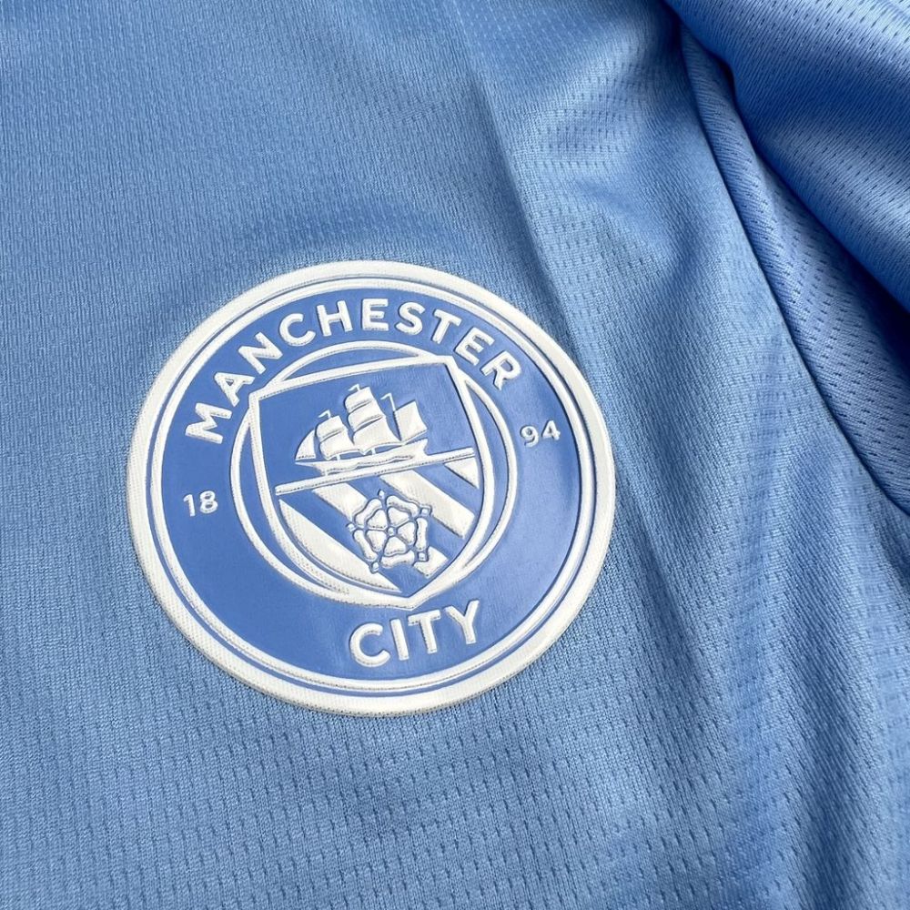 26-27 Manchester City Home Soccer Jersey Long Sleeve
