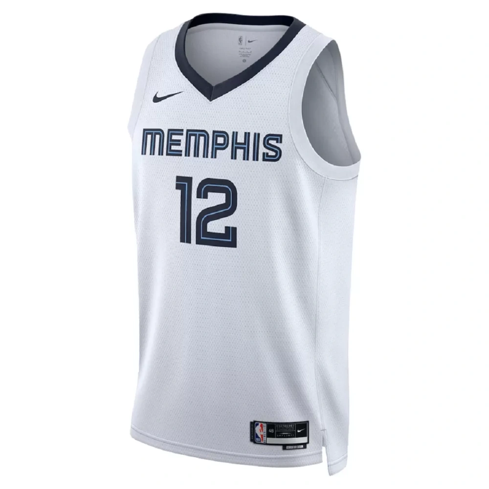 Unisex Memphis Grizzlies Grizzlies Ja Morant #12 White Swingman Jersey - Association Edition