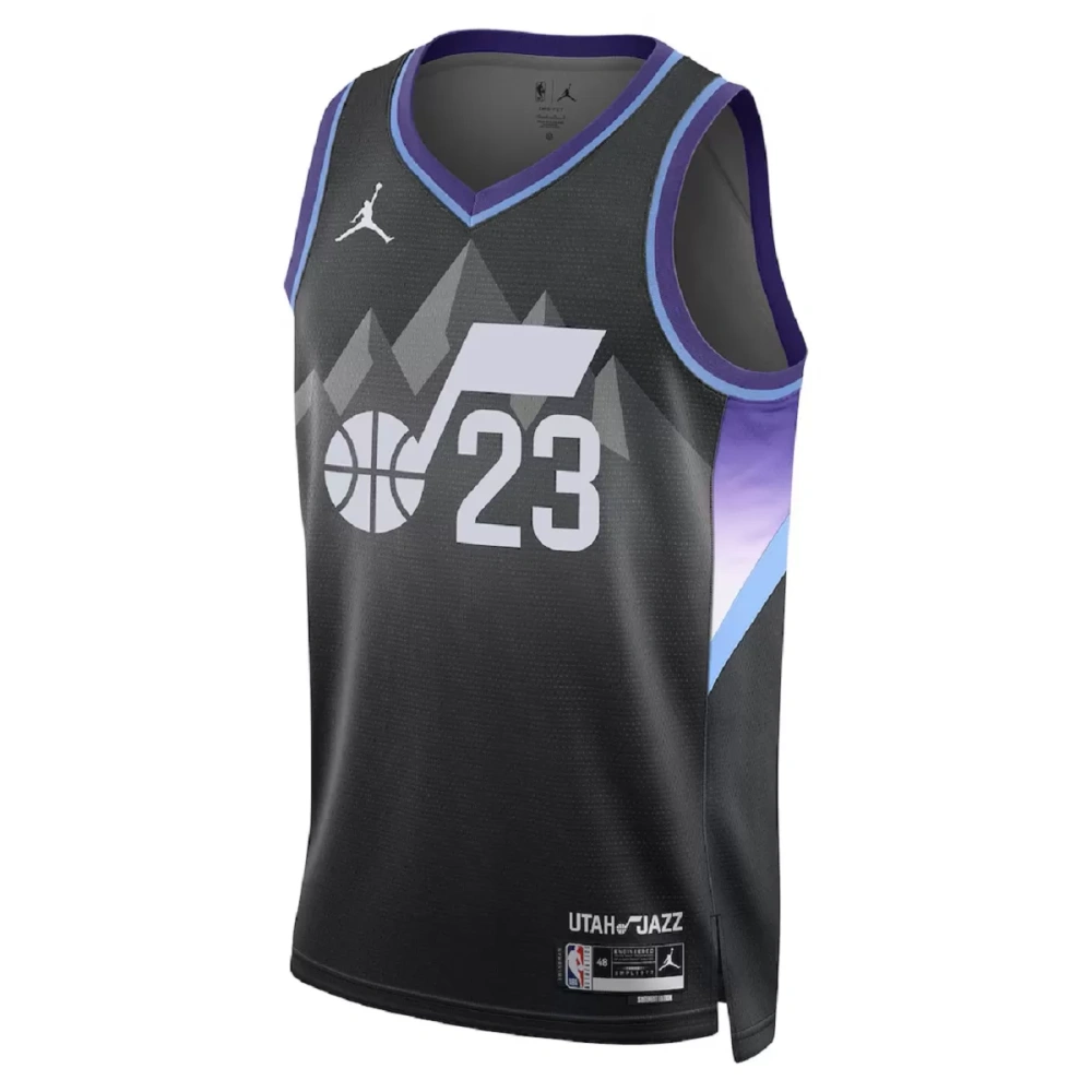 Unisex Utah Jazz Lauri Markkanen #23 Black Swingman Jersey - Statement Edition