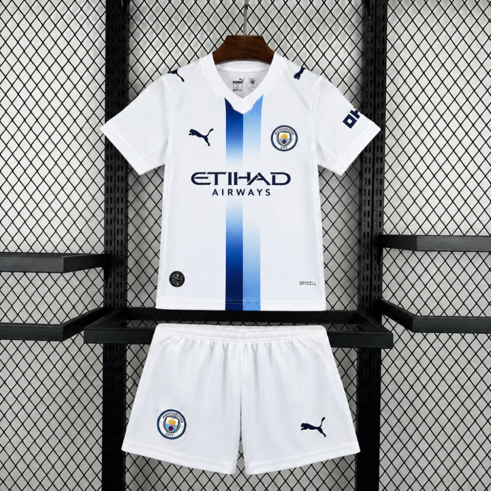 26-27 Manchester City Third Away Soccer Kids Kit