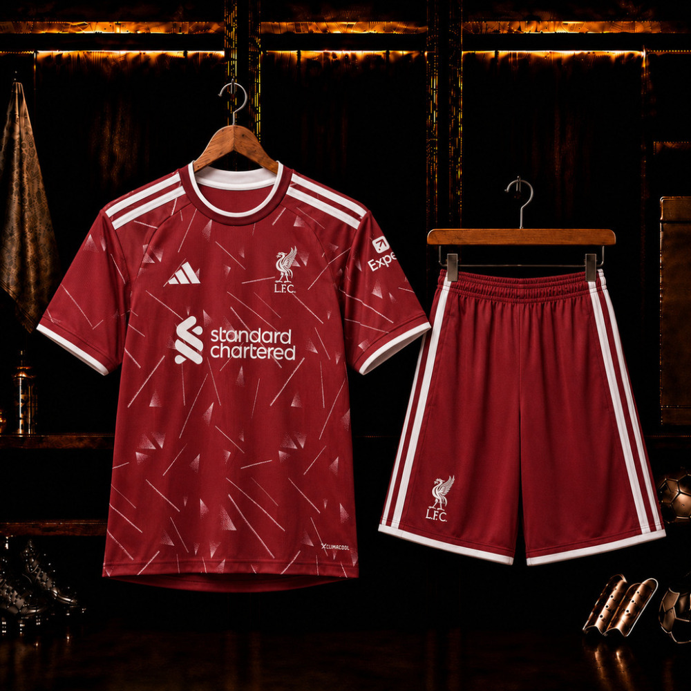 26-27 Liverpool Home Soccer Kids Kit